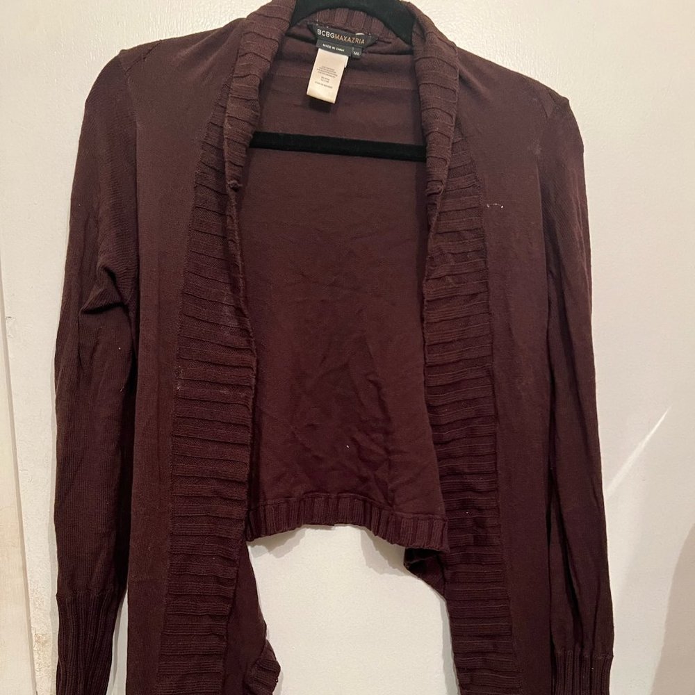 BCBGMaxAzria Brown Cardigan